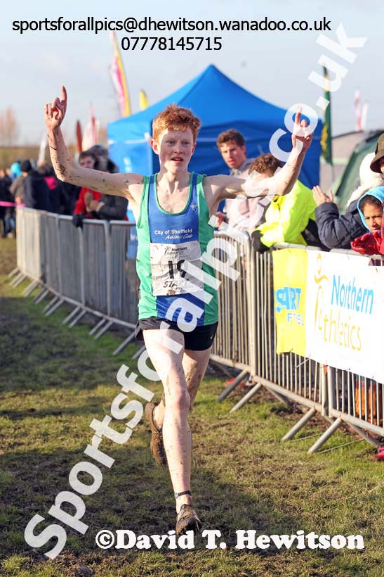 Mens under-17 Northern Cross Country  Championships, Pontefract. Photo: David T. Hewitson/Sports for All Pics